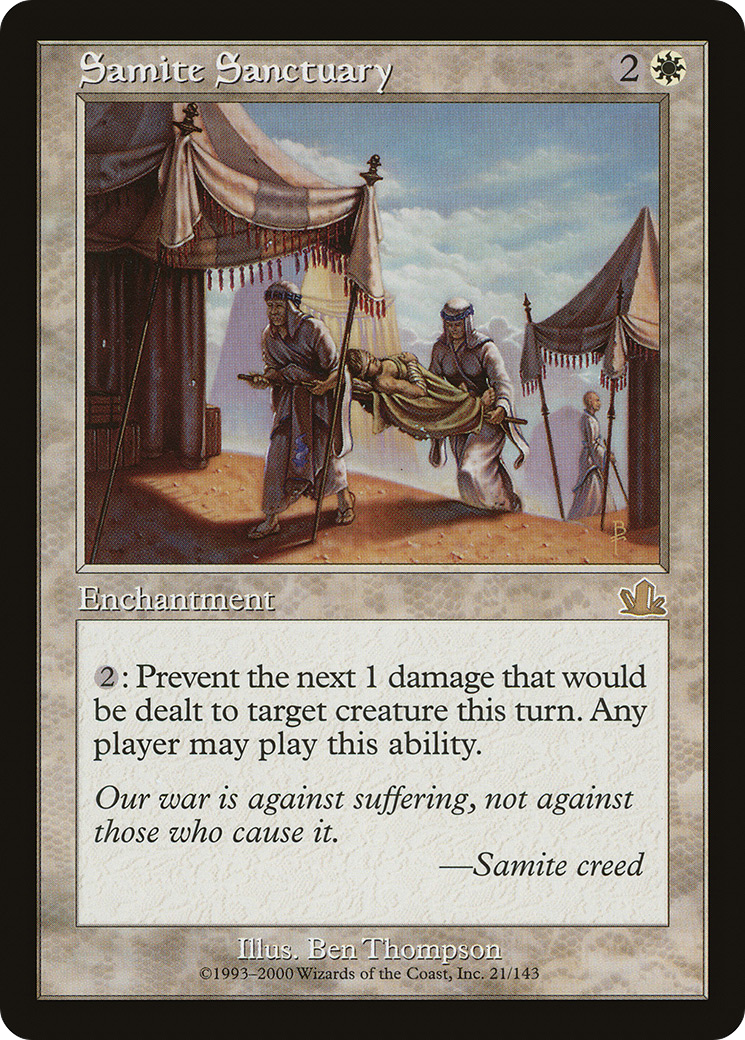 Samite Sanctuary - Foil