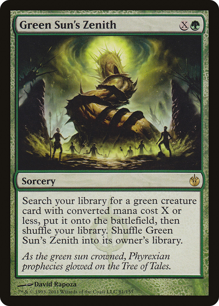 Green Sun's Zenith - Foil