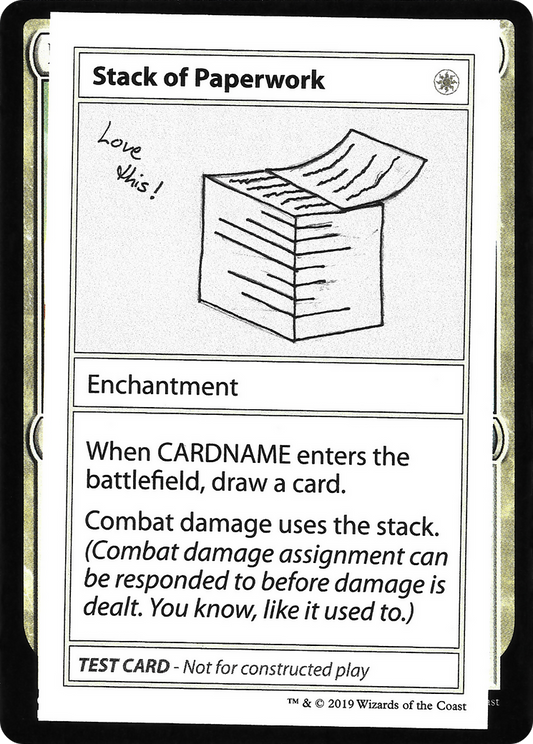 Stack of Paperwork (No PW Symbol)