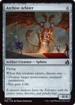 Archive Arbiter (FRA) - Foil