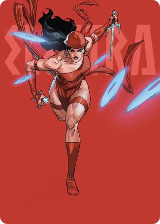 Elektra, Daughter of the Hand (25/45) Art Card (AMSH)