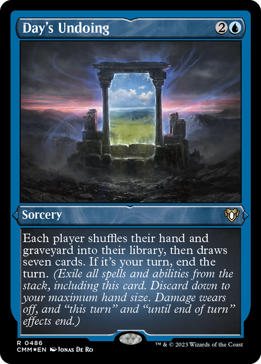 Day's Undoing (0486) - Foil Etched
