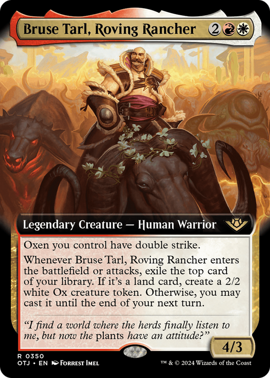 Bruse Tarl, Roving Rancher (0350) (Extended Art) - Foil