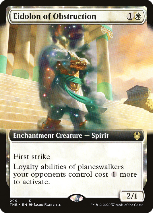 Eidolon of Obstruction (299) (Extended Art) - Foil