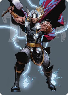 Thor, God of Thunder (26/45) Art Card (AMSH)