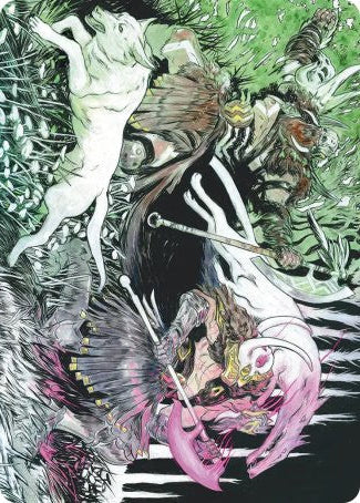 Ferocity of the Hunt (26/54) Art Card (FRA)