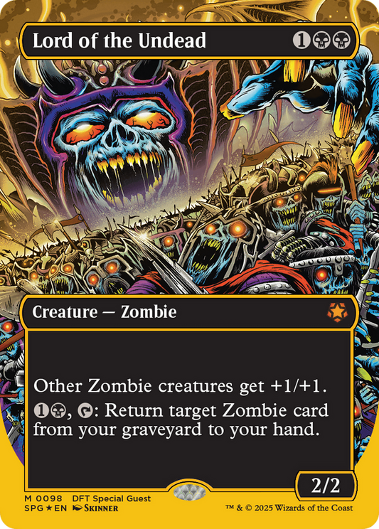 Lord of the Undead (0098) (Borderless) - First Place Foil