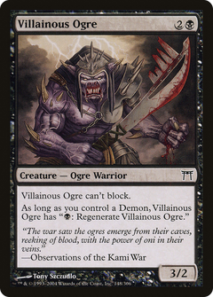 Villainous Ogre - Foil
