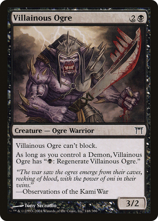 Villainous Ogre - Foil