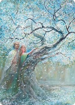 Flowering of the White Tree (27/54) Art Card (AHOB)