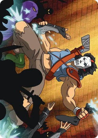 Casey Jones, Vigilante (28/54) Art Card (ATMT)