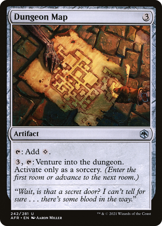 Dungeon Map - Foil