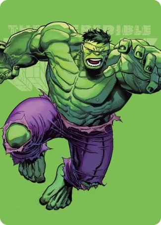 The Incredible Hulk (28/45) Art Card (AMSH)