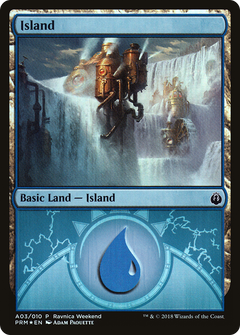 Island (A03) (Ravnica Weekend) - Foil