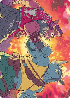 Bebop & Rocksteady (29/54) Art Card (ATMT)