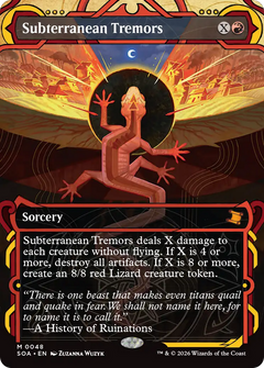 Subterranean Tremors (0048) (Showcase) (SOA) - Foil