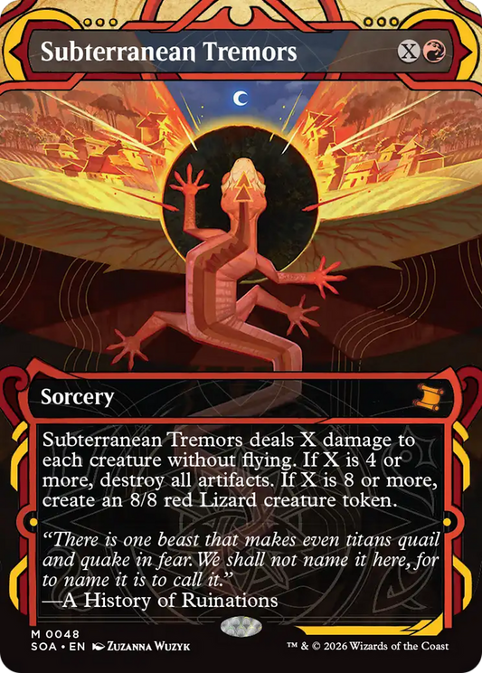 Subterranean Tremors (0048) (Showcase) (SOA) - Foil