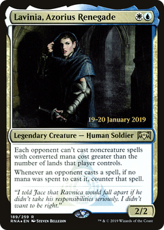 Lavinia, Azorius Renegade (189) (Prerelease) - Foil
