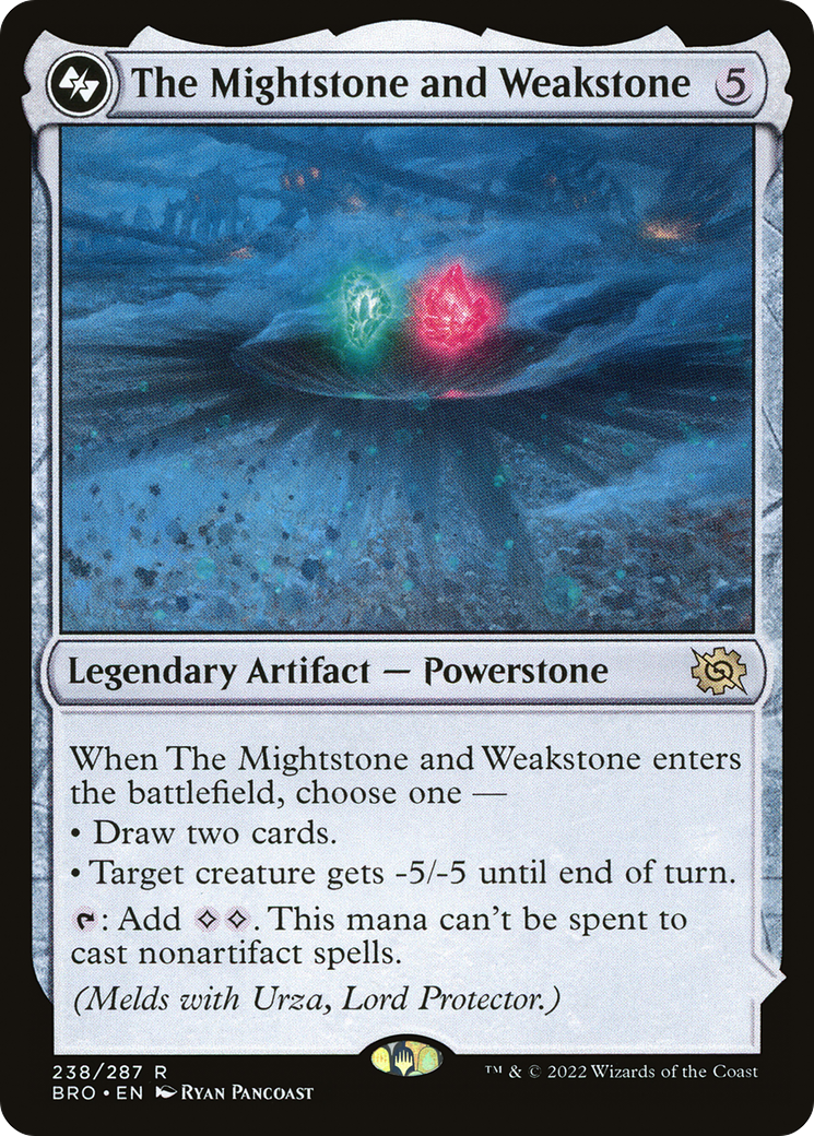 The Mightstone and Weakstone // Urza, Planeswalker - Foil