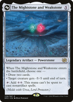 The Mightstone and Weakstone // Urza, Planeswalker - Foil