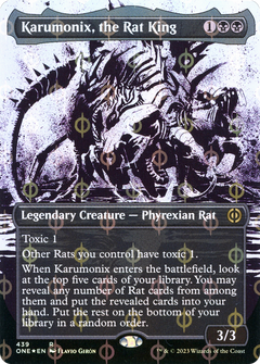 Karumonix, the Rat King (439) (Borderless) (Showcase) - Compleat Foil