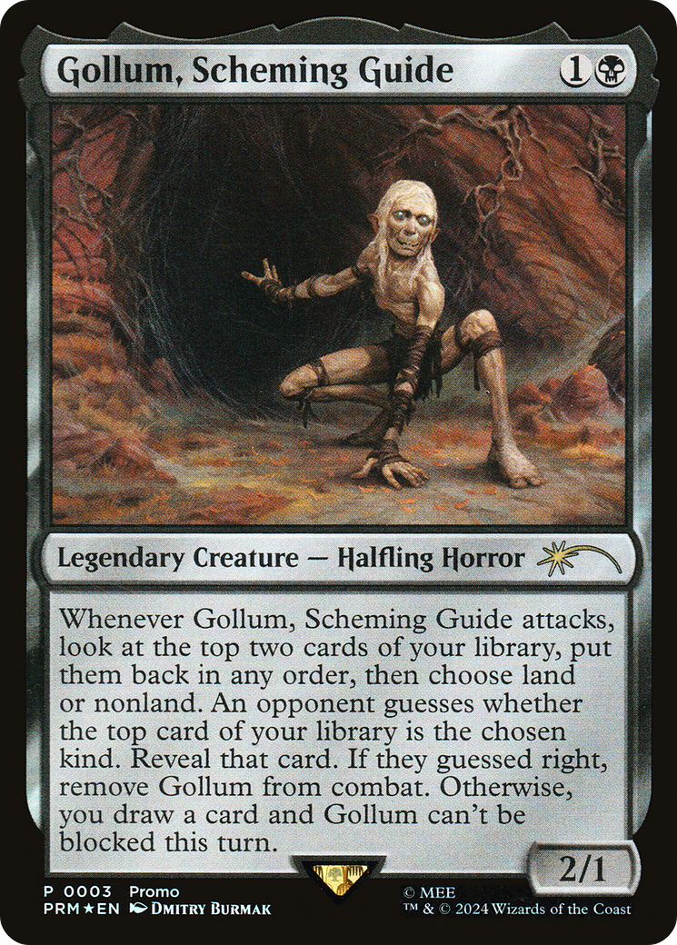 Gollum, Scheming Guide (0003) (Promo) - Foil