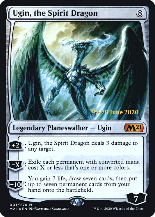 Ugin, the Spirit Dragon (001) (Prerelease) - Foil