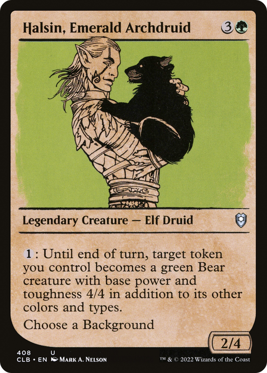 Halsin, Emerald Archdruid (408) (Showcase) - Foil