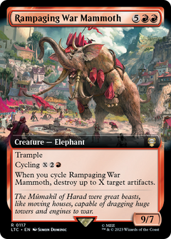 Rampaging War Mammoth (0117) (Extended Art)