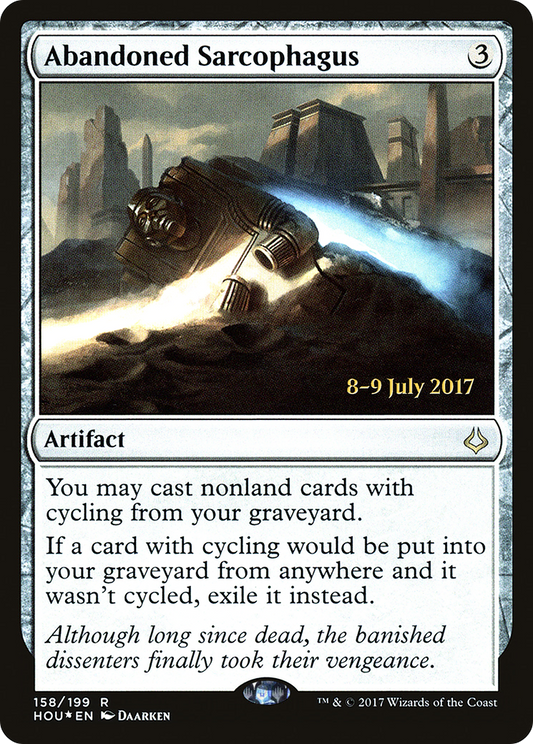 Abandoned Sarcophagus (158) (Prerelease) - Foil