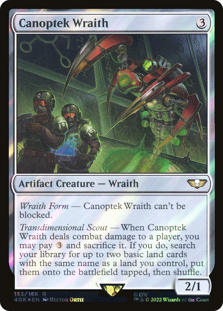 Canoptek Wraith - Surge Foil