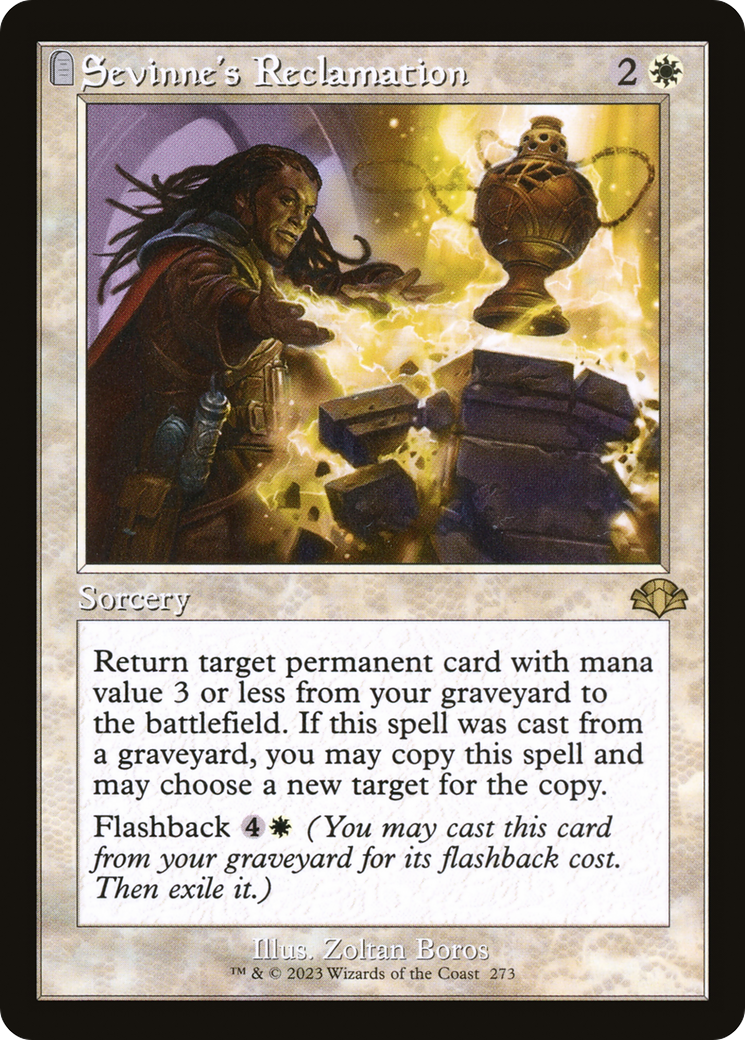 Sevinne's Reclamation (273) (Retro Frame) - Foil