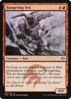 Hungering Yeti - Foil