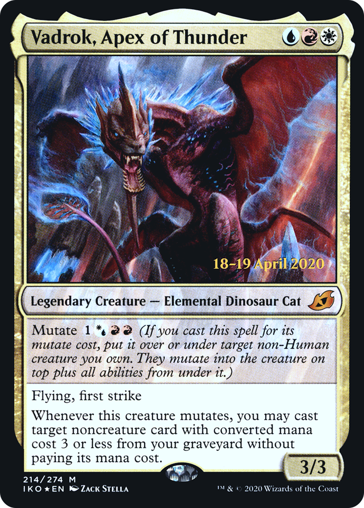 Vadrok, Apex of Thunder (214) (Prerelease) - Foil