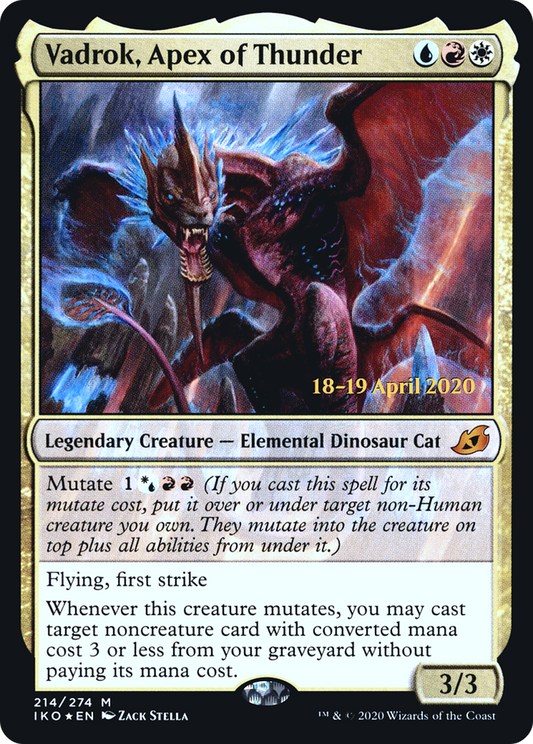 Vadrok, Apex of Thunder (214) (Prerelease) - Foil