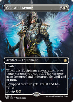 Celestial Armor (0295) (Borderless) - Foil