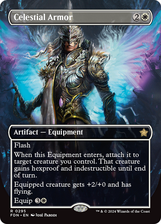 Celestial Armor (0295) (Borderless) - Foil