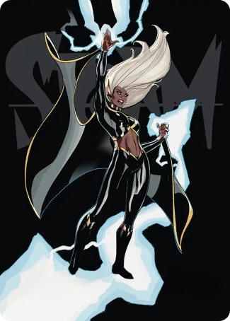 Storm, Windrider (30/45) Art Card (AMSH) - Gold-Stamped Signature