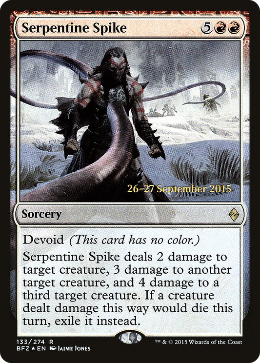 Serpentine Spike (133) (Prerelease) - Foil
