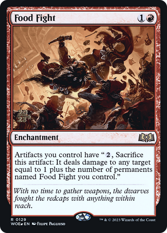 Food Fight (0129) (Prerelease) - Foil