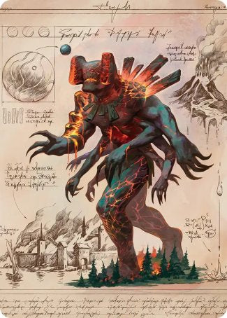 Magmablood Archaic (31/54) Art Card (ASOS)