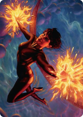 The Wasp, Winsome Avenger (32/45) Art Card (AMSH)