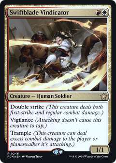 Swiftblade Vindicator (0246) (Prerelease) - Foil