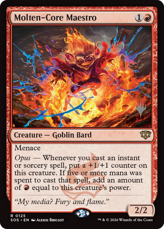 Molten-Core Maestro (0125) (Promo Pack) (PSOS) - Foil