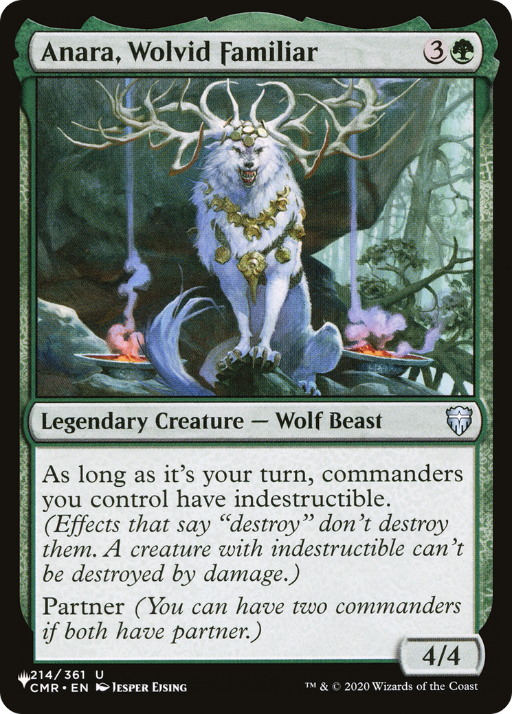 Anara, Wolvid Familiar (CMR-214) (PLST)