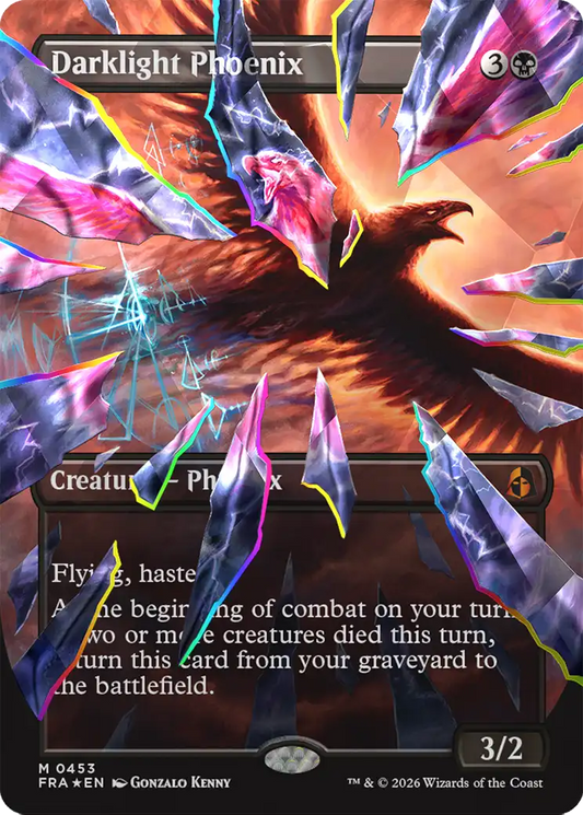Darklight Phoenix (0453) (Borderless) (FRA) - Facet Foil
