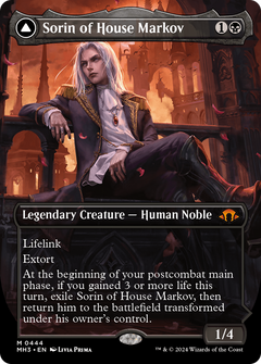 Sorin of House Markov // Sorin, Ravenous Neonate (0444) (Borderless) (MH3) - Foil