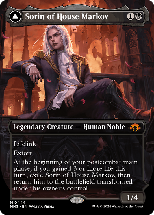 Sorin of House Markov // Sorin, Ravenous Neonate (0444) (Borderless) (MH3) - Foil