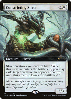 Constricting Sliver (611) (Extended Art) - Foil