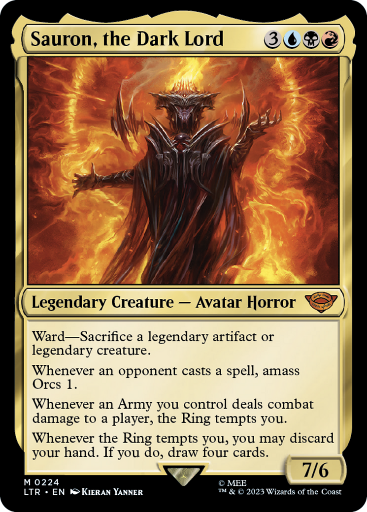Sauron, the Dark Lord - Foil
